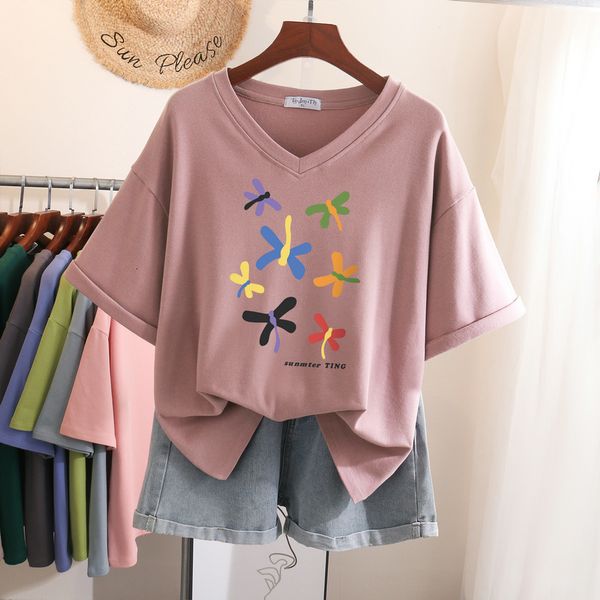 women's t-shirt ebaihui 100% cotton l-6xl t shirt plus size tshirt short sleeve cartoon women summer sweet couple v neck oversized t sh, White
women's t-shirt ebaihui 100% cotton l-6xl t shirt plus size tshirt short sleeve cartoon women summer sweet couple v neck oversized t sh, White