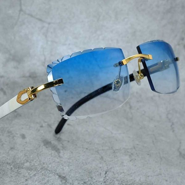 small genuine buffalo horn sunglasses carter designer rimless sunglass men and women new in diamond cut shades eyewear glasses, White;black
small genuine buffalo horn sunglasses carter designer rimless sunglass men and women new in diamond cut shades eyewear glasses, White;black
