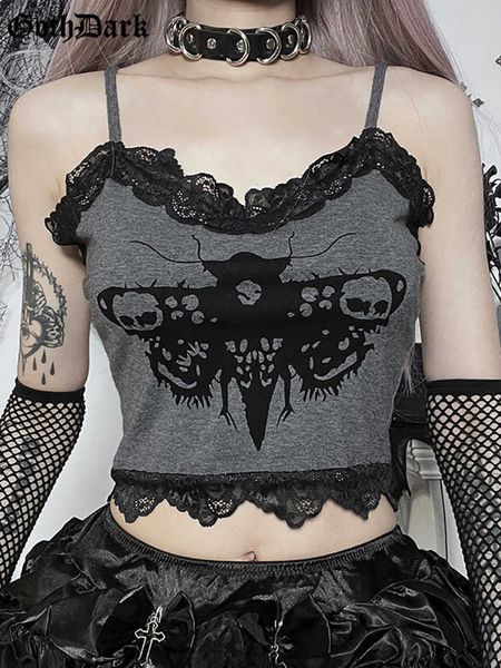 women's tanks camis goth dark emo moth graphic gothic aesthetic camis y2k streetwear lace hem grunge style crop women egirl fashion al, White
women's tanks camis goth dark emo moth graphic gothic aesthetic camis y2k streetwear lace hem grunge style crop women egirl fashion al, White