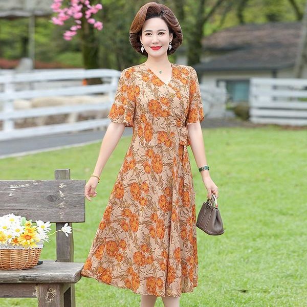 dresses fashion chiffon dress women summer new elegant dresses v neck wrap sashes printing dress aline vestidos, Black;gray
dresses fashion chiffon dress women summer new elegant dresses v neck wrap sashes printing dress aline vestidos, Black;gray