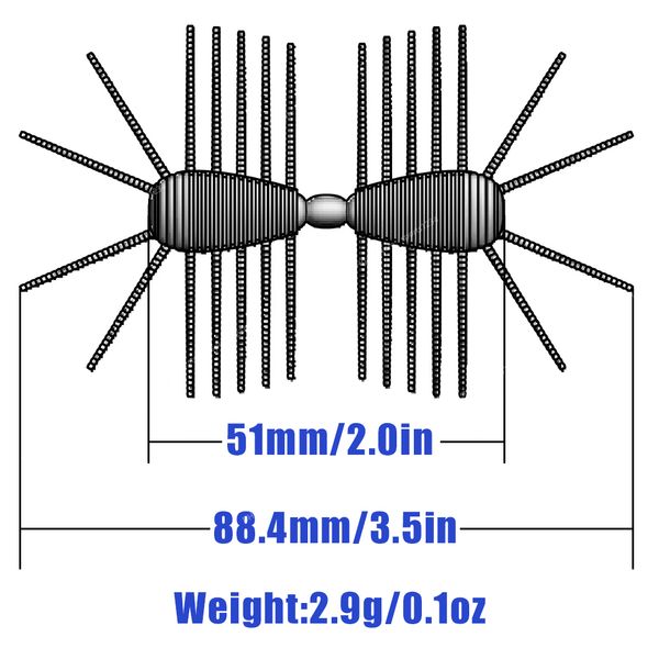 larva soft lures 50mm fishing artificial lures silicone bass perch pike swimbait jigging plastic baits worm fishingfishing lures
larva soft lures 50mm fishing artificial lures silicone bass perch pike swimbait jigging plastic baits worm fishingfishing lures