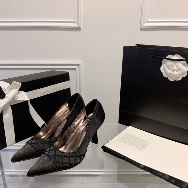 7cm designer women party wedding dress shoes chan c kitten heels bowknot slingback sandals summer womens designer shoes pointed toes pumps d, Black
7cm designer women party wedding dress shoes chan c kitten heels bowknot slingback sandals summer womens designer shoes pointed toes pumps d, Black