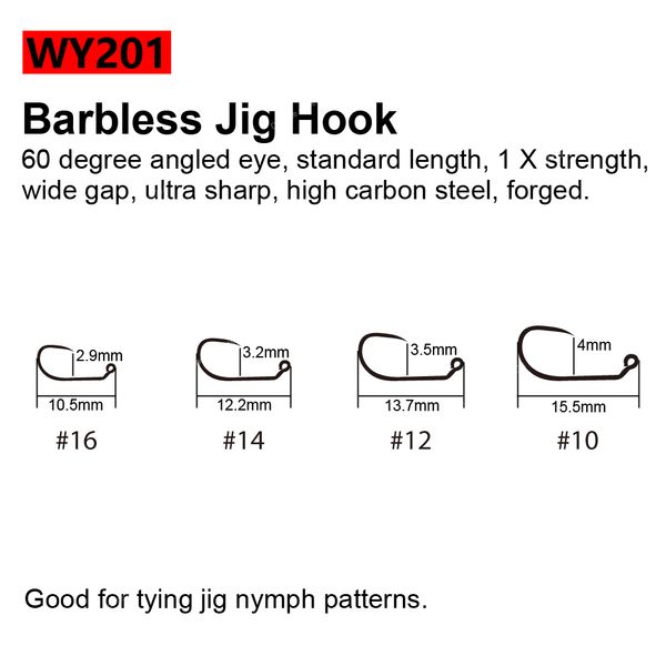 wifreo 100pcs barbed barbless fly tying hooks nymph dry streamer wet caddis fly hooks trout fly tying material fly fishing hooks fishingfish
wifreo 100pcs barbed barbless fly tying hooks nymph dry streamer wet caddis fly hooks trout fly tying material fly fishing hooks fishingfish