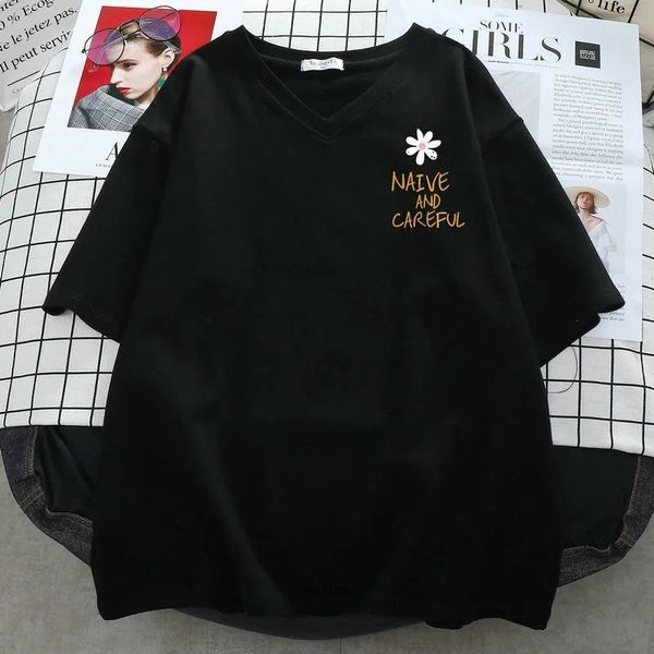 women's t-shirt plus size 6xl 150kg cotton t-shirt female sweet flower short sleeve v neck loose oversized t-shirt for women 230418, White
women's t-shirt plus size 6xl 150kg cotton t-shirt female sweet flower short sleeve v neck loose oversized t-shirt for women 230418, White