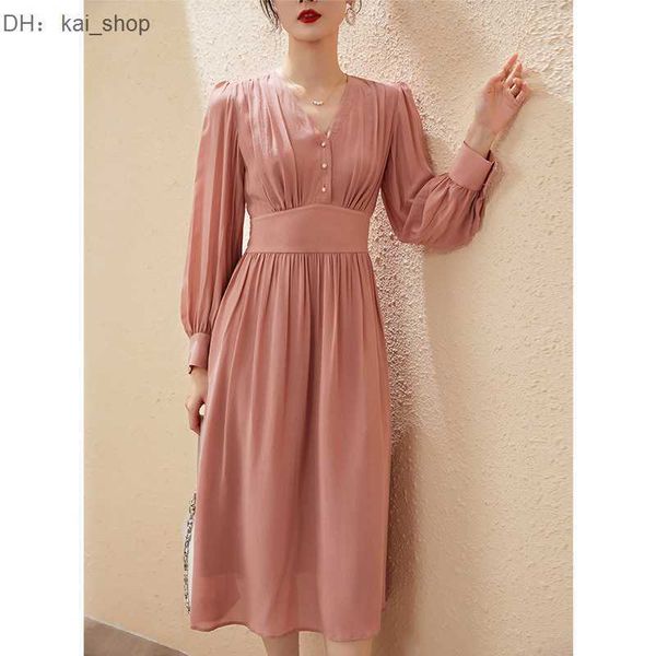casual dresses mulberry silk 2023 new spring long sleeved v-neck commuting slim fit style showing white pink 11, Black;gray
casual dresses mulberry silk 2023 new spring long sleeved v-neck commuting slim fit style showing white pink 11, Black;gray
