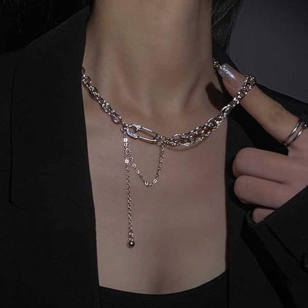 pendant necklaces kpop vintage goth punk heart pin pendant chain pearl metal necklace for women collares aesthetic grunge jewelry y2k access, Silver
pendant necklaces kpop vintage goth punk heart pin pendant chain pearl metal necklace for women collares aesthetic grunge jewelry y2k access, Silver