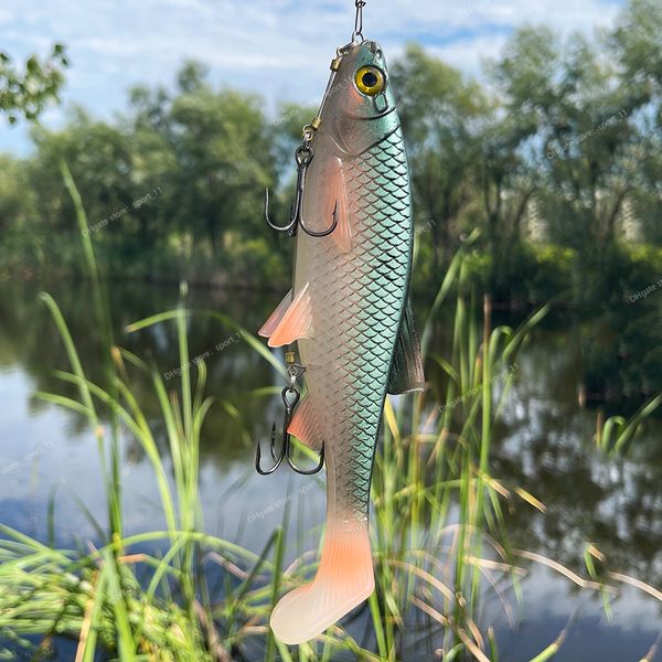 fishing lure set 15.6cm/20cm soft bait shad with stinger rig hook for big game saltwater boat sea pike zander bass fishingfishing lures fish
fishing lure set 15.6cm/20cm soft bait shad with stinger rig hook for big game saltwater boat sea pike zander bass fishingfishing lures fish