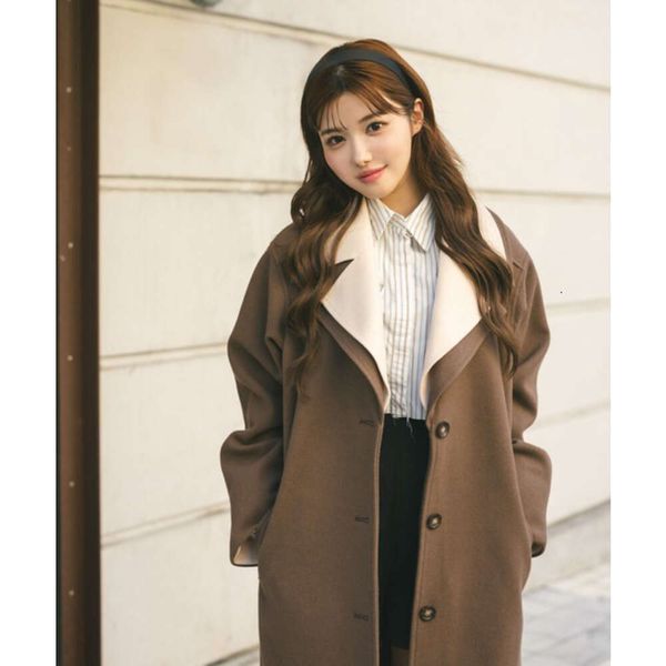 Japanese And Korean Maillard Popular Color Woolen Coat Women' Autumn And Winter Long Loose And Lazy Style Women' Long Coat, Picture color
Japanese And Korean Maillard Popular Color Woolen Coat Women' Autumn And Winter Long Loose And Lazy Style Women' Long Coat, Picture color