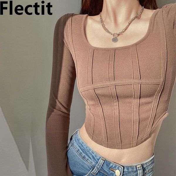 t-shirt flectit long sleeve corset for women scoop neck seamed fitted outfit y2k clothes, White
t-shirt flectit long sleeve corset for women scoop neck seamed fitted outfit y2k clothes, White