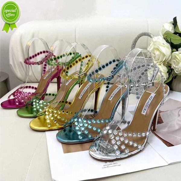 women aquazzura luxury gladiator sandal shoes .5cm tequila embellished leather strappy design crystal embellishments bridal dress wedding, Black
women aquazzura luxury gladiator sandal shoes .5cm tequila embellished leather strappy design crystal embellishments bridal dress wedding, Black