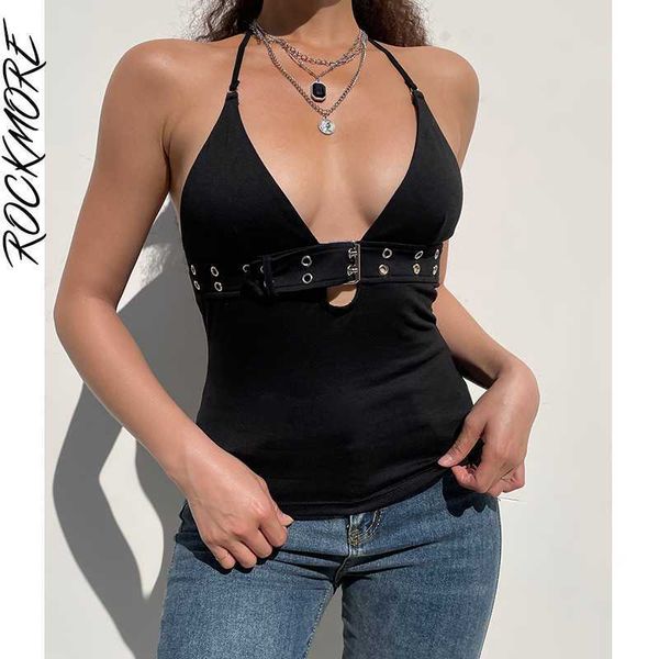 women's tanks camis rockmore halter crop women solid hollow out buckle tank streetwear backless corset tees clubwear party outfits j23, White
women's tanks camis rockmore halter crop women solid hollow out buckle tank streetwear backless corset tees clubwear party outfits j23, White