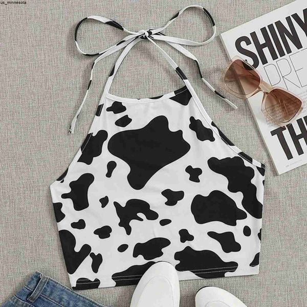 diy tanks camis cow print crop 2022 women summer banage halter strap skinny tanks clubwear for teen girls slim fit vest a40 j230418, Black
diy tanks camis cow print crop 2022 women summer banage halter strap skinny tanks clubwear for teen girls slim fit vest a40 j230418, Black