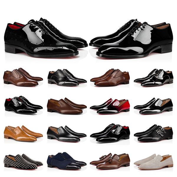 2023 mens dress shoes casual designers genuine patent leather rivets red shoe flat champagne men business party wedding oxfords size 39-47, Black
2023 mens dress shoes casual designers genuine patent leather rivets red shoe flat champagne men business party wedding oxfords size 39-47, Black
