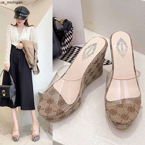 slippers summer slippers pvc transparent peep toe platform wedges slippers sandals women fashion high heels female shoes 10cm gold j2304195, Black
slippers summer slippers pvc transparent peep toe platform wedges slippers sandals women fashion high heels female shoes 10cm gold j2304195, Black