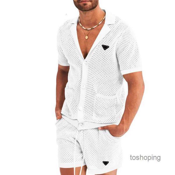 men's tracksuit 2023 inverted triangle mesh cardigan short-sleeved t-shirt shorts 2-piece jogging suit men's summer sports suit ca, Gray
men's tracksuit 2023 inverted triangle mesh cardigan short-sleeved t-shirt shorts 2-piece jogging suit men's summer sports suit ca, Gray