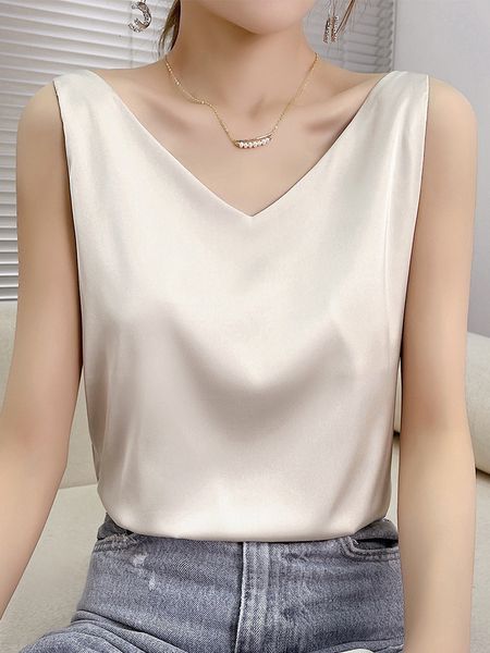 women's tanks camis honghanyuan strap women halter v neck basic white black cami sleeveless satin silk tank #039;s summer vest camisole
women's tanks camis honghanyuan strap women halter v neck basic white black cami sleeveless satin silk tank #039;s summer vest camisole