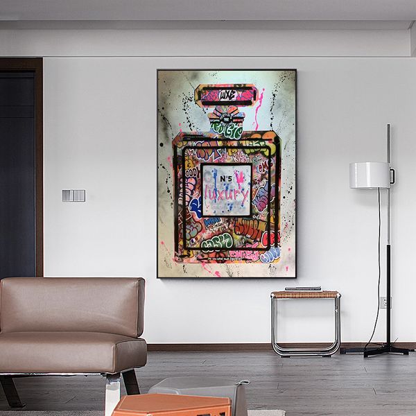 graffiti art perfume canvas painting street art fashion women prints and poster wall art picture for living room home decor
graffiti art perfume canvas painting street art fashion women prints and poster wall art picture for living room home decor