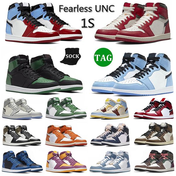 2023 jumpman 1 mens womens basketball shoes 1s fearless hyper royal university blue gorge green lost found toe wolf grey aluminum trainers s
2023 jumpman 1 mens womens basketball shoes 1s fearless hyper royal university blue gorge green lost found toe wolf grey aluminum trainers s
