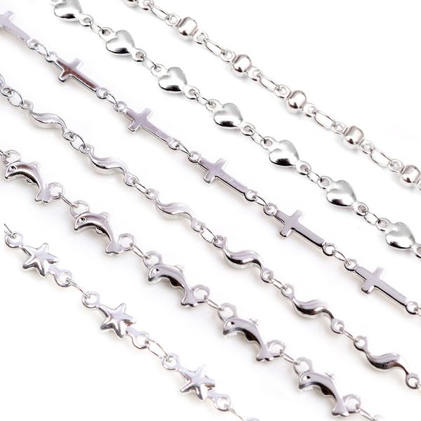 1 meters stainless steel no fade 3.5mm handmade s cross necklace chain diy jewelry findings making materials handmade supplies jewelry makin, Blue;slivery
1 meters stainless steel no fade 3.5mm handmade s cross necklace chain diy jewelry findings making materials handmade supplies jewelry makin, Blue;slivery