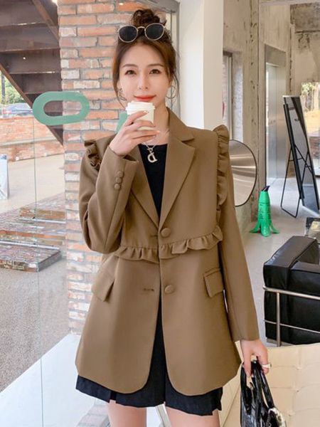 women's suits blazers autumn winter in fashion jacket elegant casual sport's suit longsleeved luxury for women 230418, White;black
women's suits blazers autumn winter in fashion jacket elegant casual sport's suit longsleeved luxury for women 230418, White;black