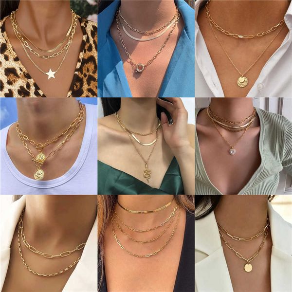 pendant necklaces fashion boho gold color thick snake chain star moon portrait coin pendant necklace for women vintage punk hip hop jewelry, Silver
pendant necklaces fashion boho gold color thick snake chain star moon portrait coin pendant necklace for women vintage punk hip hop jewelry, Silver