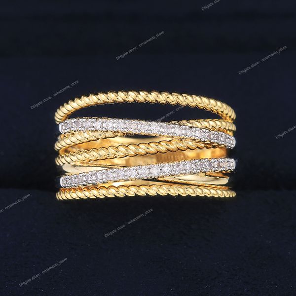 new arrival twist cross finger ring for women anniversary ring daily wearable versatile classic twine rings dropshipping fashion jewelryring, Golden;silver
new arrival twist cross finger ring for women anniversary ring daily wearable versatile classic twine rings dropshipping fashion jewelryring, Golden;silver