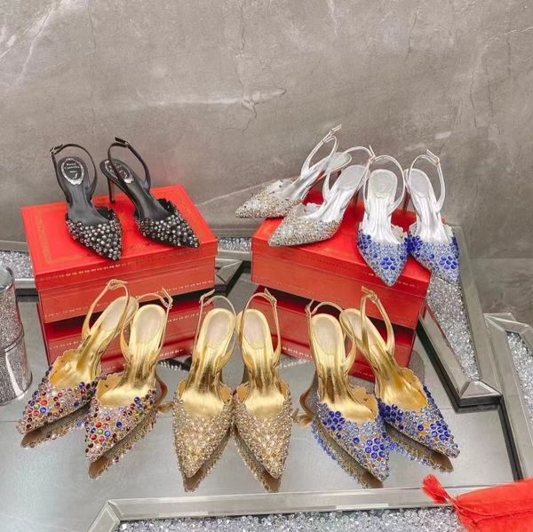 latest rene caovilla women dress shoes designer heels cleo crystals decorative stiletto high heeled sandal rhinestone ring evening luxury sh, Black
latest rene caovilla women dress shoes designer heels cleo crystals decorative stiletto high heeled sandal rhinestone ring evening luxury sh, Black