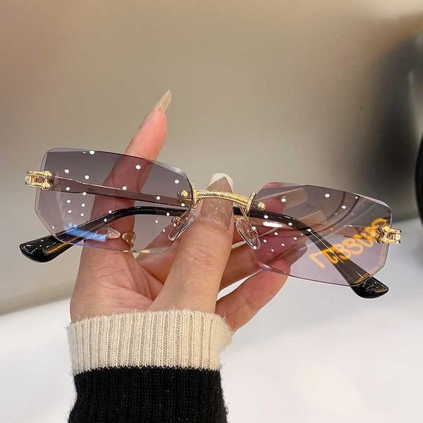 new fashion polygon rimless sunglasses men women trendy luxury brand designer eyewear colorful popular shades, White;black
new fashion polygon rimless sunglasses men women trendy luxury brand designer eyewear colorful popular shades, White;black