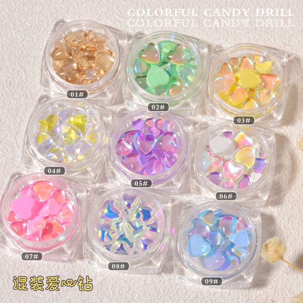 20-pcs size mixed candy love crystal diamond heart glass symphony shining mocha macaron new nail decoration nail artrhinestones decorations, Silver;gold
20-pcs size mixed candy love crystal diamond heart glass symphony shining mocha macaron new nail decoration nail artrhinestones decorations, Silver;gold