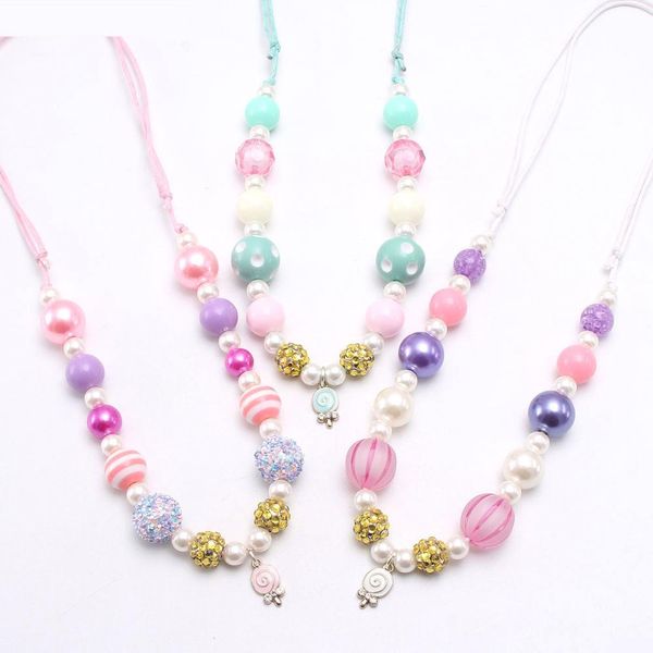kids baby candy color chunky bubblegum bead necklace cute purple girls sweet lollipop pendant rope chain necklace for children festival birt, Silver
kids baby candy color chunky bubblegum bead necklace cute purple girls sweet lollipop pendant rope chain necklace for children festival birt, Silver