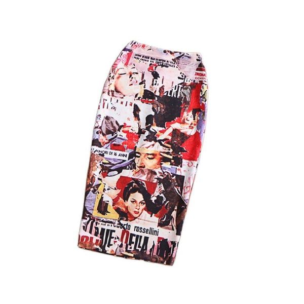 dresses 2022 summer korean chic elegant women vintage retro poster print high waist wrap pencil skirt tight bodycon back slit jupe, White;black
dresses 2022 summer korean chic elegant women vintage retro poster print high waist wrap pencil skirt tight bodycon back slit jupe, White;black