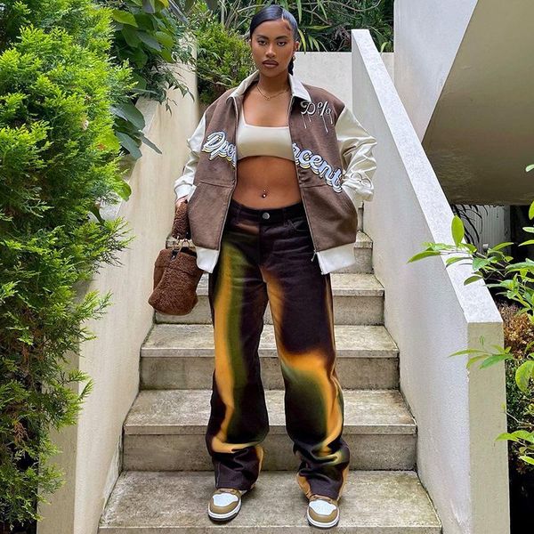 capris casual hip hop streetwear rainbow print cargo pants 2022 y2k vintage pants women fashion gradient trousers highwaist loose, Black;white
capris casual hip hop streetwear rainbow print cargo pants 2022 y2k vintage pants women fashion gradient trousers highwaist loose, Black;white