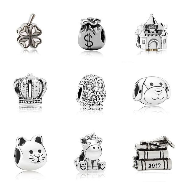 wholesale 100pcs silver plated charm sterling silver crown leaves owl castle european charms bead big hole fit pandora bracelets snake chain, Black
wholesale 100pcs silver plated charm sterling silver crown leaves owl castle european charms bead big hole fit pandora bracelets snake chain, Black