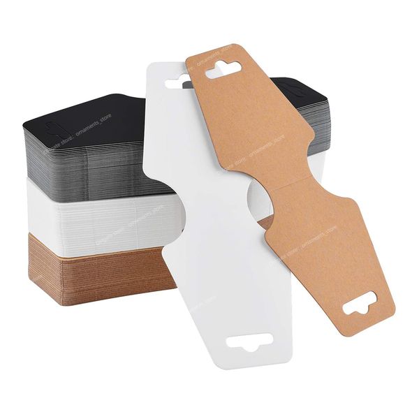 50pcs/lot 5x12cm foldable blank kraft paper card necklace bracelet headband hairband display jewelry hanging card price hang tag jewelry acc, Black;white 
50pcs/lot 5x12cm foldable blank kraft paper card necklace bracelet headband hairband display jewelry hanging card price hang tag jewelry acc, Black;white
