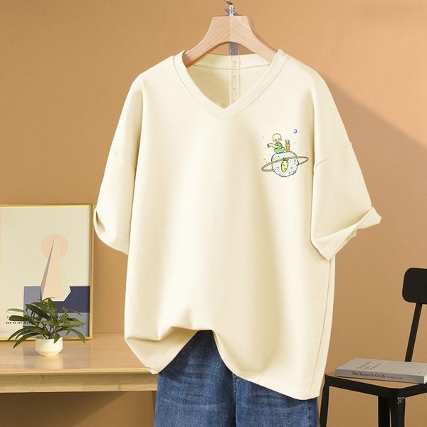 women's t-shirt ebaihui 100% cotton l-5xl plus size t shirt cartoon print vneck tshirt short sleeve women basic summer couple solid t s, White
women's t-shirt ebaihui 100% cotton l-5xl plus size t shirt cartoon print vneck tshirt short sleeve women basic summer couple solid t s, White