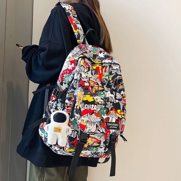 school bags harajuku girl male school bag female graffiti print men backpack women book boy bag nylon ladies fashion lapbackpack student 230
school bags harajuku girl male school bag female graffiti print men backpack women book boy bag nylon ladies fashion lapbackpack student 230