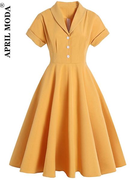 dresses solid office retro vintage women swing a line dresses turn down collar button front short sleeve rockabilly flare 50s sundress, Black;gray
dresses solid office retro vintage women swing a line dresses turn down collar button front short sleeve rockabilly flare 50s sundress, Black;gray