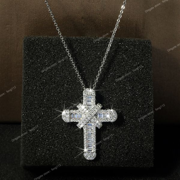 luxury women white crystal pendant necklace charm silver color chain necklace for women cute bridal cross wedding necklace fine jewelryneckl
luxury women white crystal pendant necklace charm silver color chain necklace for women cute bridal cross wedding necklace fine jewelryneckl