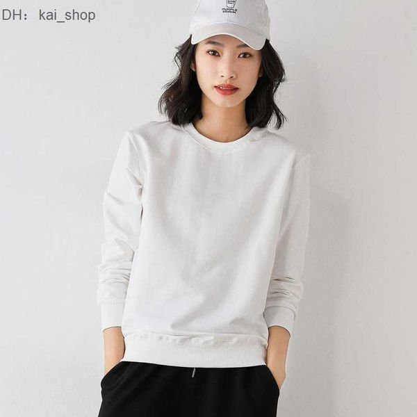 women's hoodies & sweatshirts 2023 spring all solid cotton round neck sweater long sleeve batch 11, Black
women's hoodies & sweatshirts 2023 spring all solid cotton round neck sweater long sleeve batch 11, Black