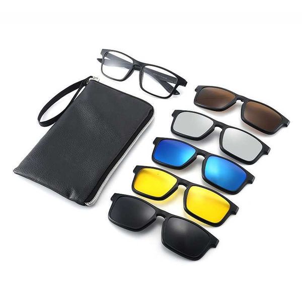 6 in 1 polarized sunglasses men women magnetic clip on glasses tr90 optical prescription eyeglass frames magnet clips, White;black
6 in 1 polarized sunglasses men women magnetic clip on glasses tr90 optical prescription eyeglass frames magnet clips, White;black
