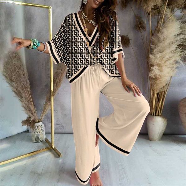 womens two piece pants printed bat sleeve casual wide leg set casual designer 2 piece outfits, White
womens two piece pants printed bat sleeve casual wide leg set casual designer 2 piece outfits, White