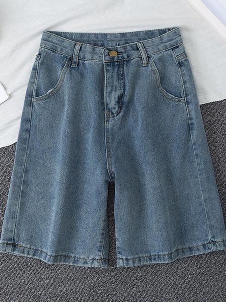 shorts fitaylor 2022 new summer women high waist blue wide leg denim shorts casual female solid streetwear stright jeans bermuda shorts, White;black
shorts fitaylor 2022 new summer women high waist blue wide leg denim shorts casual female solid streetwear stright jeans bermuda shorts, White;black