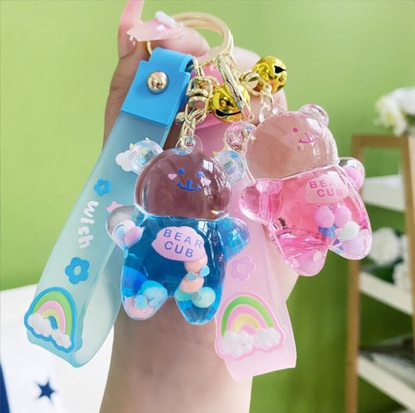 cartoon bear float bottle pendant creative sand bottle keychain pendant liquid drifting bottle, Blue
cartoon bear float bottle pendant creative sand bottle keychain pendant liquid drifting bottle, Blue