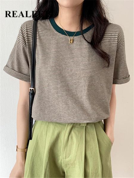 t-shirt realeft 2022 new summer classic striped women's tshirt female short sleeve horizontal patchwork casual loose women's, White
t-shirt realeft 2022 new summer classic striped women's tshirt female short sleeve horizontal patchwork casual loose women's, White