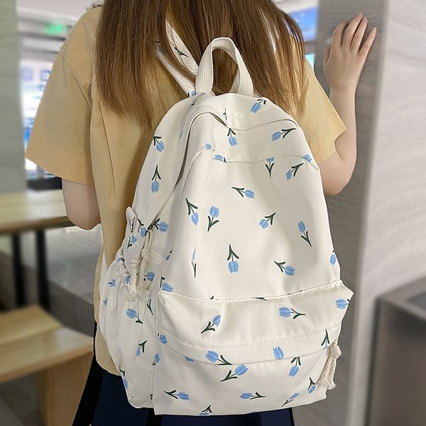 school bags trendy girl fashion floral travel kawaii waterproof lady print backpack women lapbook female college 230417
school bags trendy girl fashion floral travel kawaii waterproof lady print backpack women lapbook female college 230417