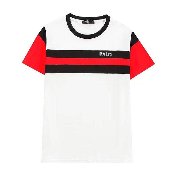 2023 new men's and women's t shirt luxury letter printing balmains designer red black stripes ladies pierre brand designer high-qu, White;black
2023 new men's and women's t shirt luxury letter printing balmains designer red black stripes ladies pierre brand designer high-qu, White;black