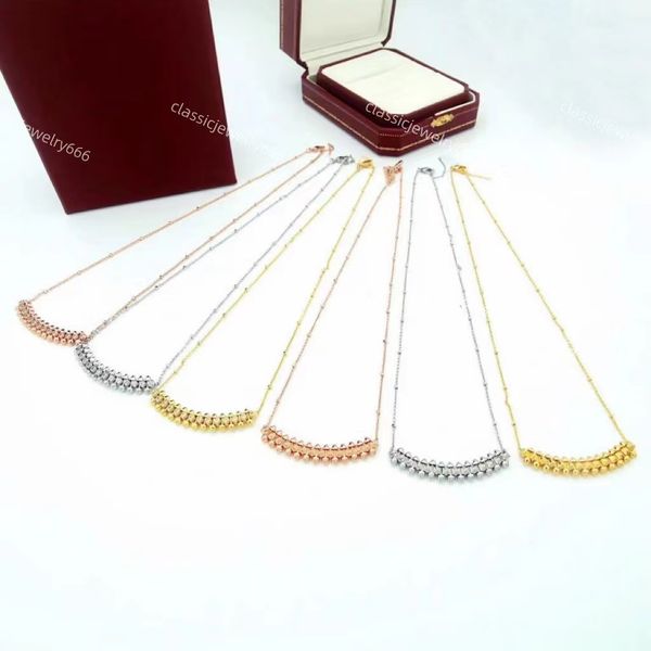luxury half round women's necklace fashion designer brand pendant 18k gold jewelry festival gift box, Silver
luxury half round women's necklace fashion designer brand pendant 18k gold jewelry festival gift box, Silver