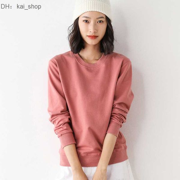 women's hoodies & sweatshirts 2023 spring all solid cotton round neck sweater long sleeve batch 71, Black
women's hoodies & sweatshirts 2023 spring all solid cotton round neck sweater long sleeve batch 71, Black