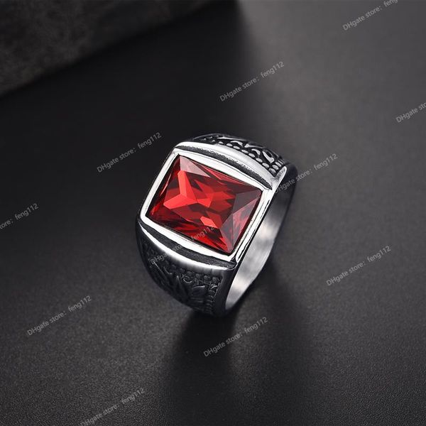 square zircon stone men ring vintage titanium stainless steel seal rings punk hiphop male finger jewelry wholesale anel fashion jewelryrings, Golden;silver
square zircon stone men ring vintage titanium stainless steel seal rings punk hiphop male finger jewelry wholesale anel fashion jewelryrings, Golden;silver