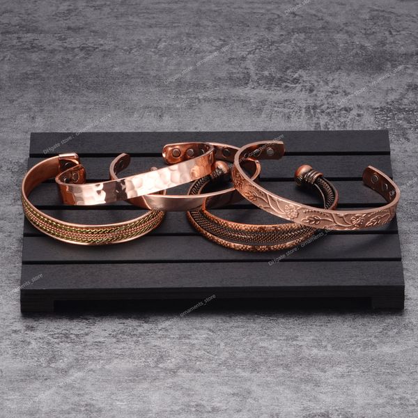 pure copper bracelet men magnetic arthritis adjustable magnets men cuff bracelet magnetic therapy health energy bracelet for men fashion jew, Black
pure copper bracelet men magnetic arthritis adjustable magnets men cuff bracelet magnetic therapy health energy bracelet for men fashion jew, Black